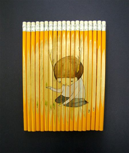 Creative Artwork on Pencil