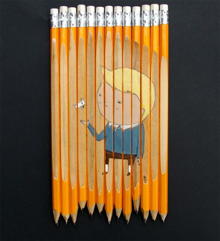 Creative Artwork on Pencil