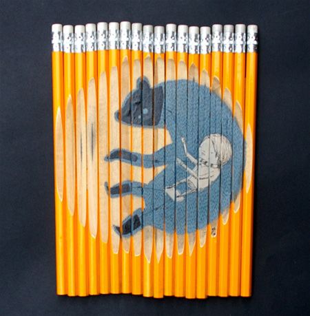 Creative Artwork on Pencil