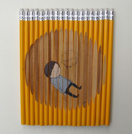 Creative Artwork on Pencil