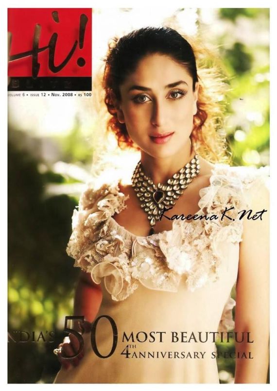 Kareena Kapoor for Hi Blitz November 2008