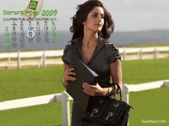 Click to Enlarge - Katrina Kaif Calendar 2009