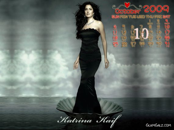 Click to Enlarge - Katrina Kaif Calendar 2009