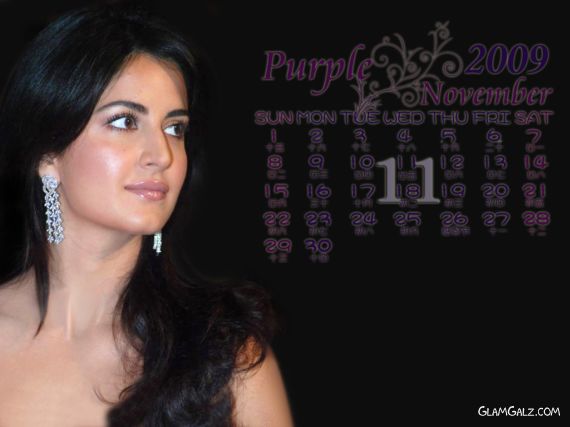 Click to Enlarge - Katrina Kaif Calendar 2009