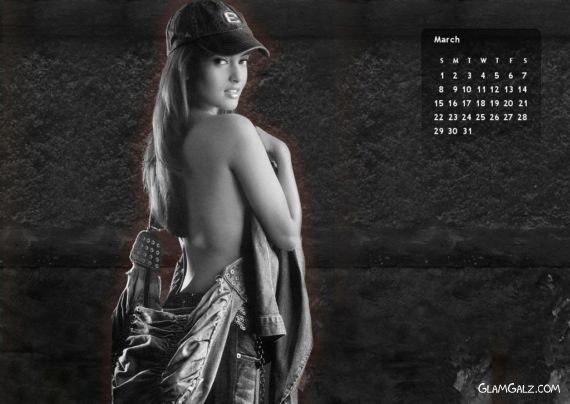 Click to Enlarge - Riya Sen 2009 Monthly Calender