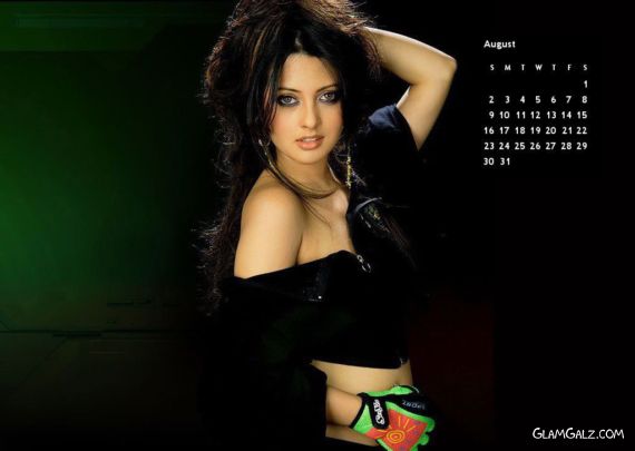 Click to Enlarge - Riya Sen 2009 Monthly Calender