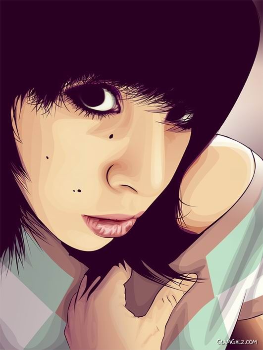 Beautiful Women Vector Artwork